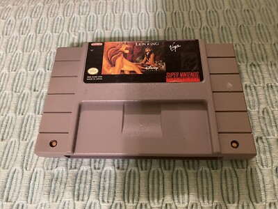 The Lion King Super Nintendo (TESTED, 1994) Cart Only