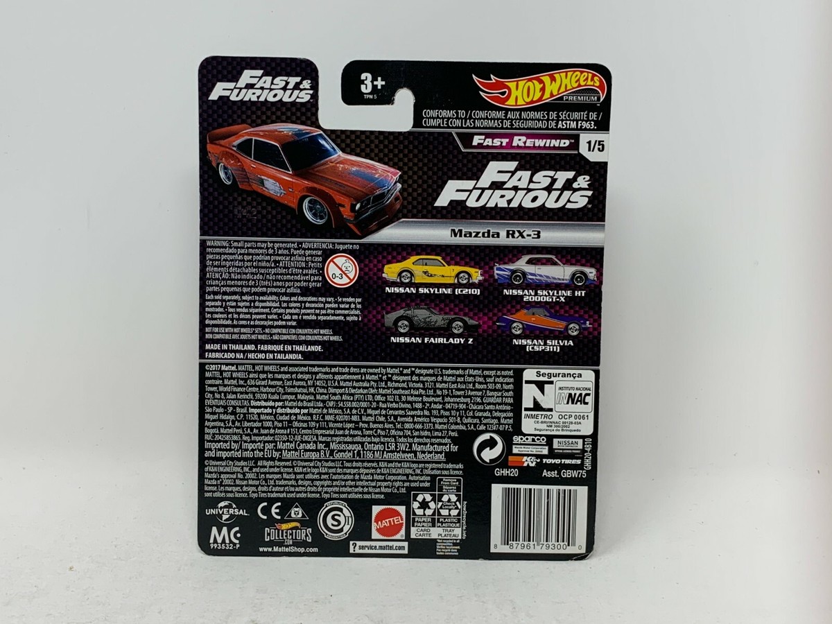 ミニカー Fast furious Fast Rewind 3set Nissan Fairlady Z - FAST & FURIOUS (Fast Rewind) 4/5