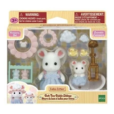Calico Critters Bath Time Bubble Siblings Set NEW IN STOCK