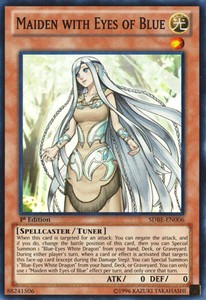 Maiden with Eyes of Blue - SDBE-EN006 - Super Rare - Unlimited Edition x3 - Near