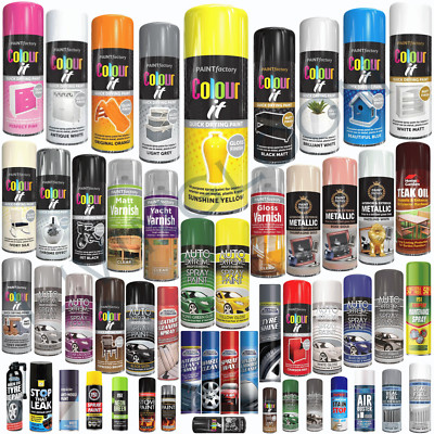 Allzweck Sprühfarbe Aerosol Matt Glanz Grundierung Satiniert Holz Metall Kunststoff Multi