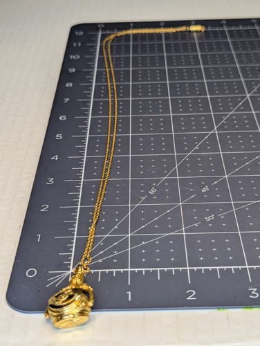 1928 Brand 3 Locked Pendant Gold Tone Chain Necklace - Picture 9 of 13