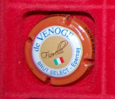 1 Plaque de muselet de champagne De Venoge Fiorelli