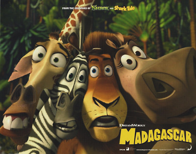 Kino # US-Lobby-Cards # Madagascar # 2005 # 6 Fotos # gebraucht