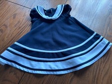 bonnie baby girls 18 months navy blue sailor dress