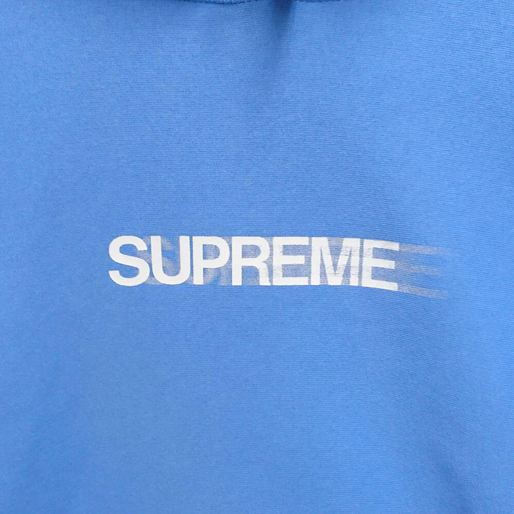 SUPREME SS Motion Logo Hooded Sweatshirt Parker Genuine /