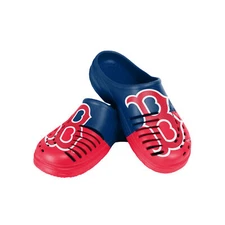 FOCO MLB Men's Boston Red Sox 2023 Colorblock Big Logo Clogs