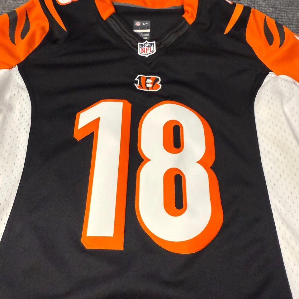 Camiseta deportiva de los Cincinnati Bengals para mujer grande AJ verde NFL fútbol Nike en el campo Foto 4 de 4