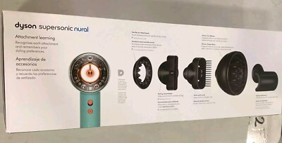 Dyson Supersonic Nural Hair Dryer Ceramic Patina Topaz Special Edition New HD16