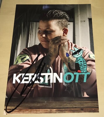 Kerstin Ott Original signierte Autogrammkarte Autogramm Karte AK Musik TV #21