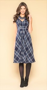 flare pinafore dress