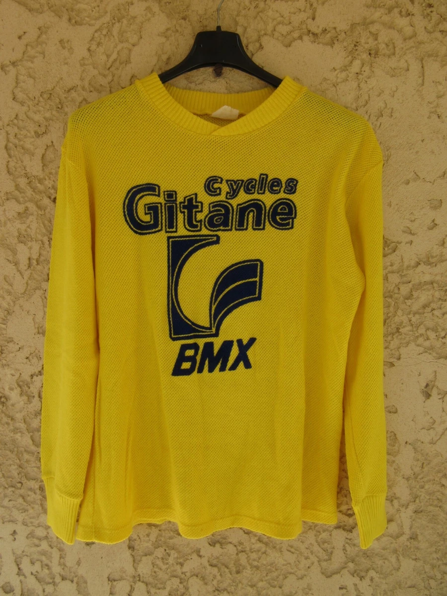 Maillot Cyclisme Vintage Golden Team – Années 90, Taille M, 50 Cm, Manches Courtes