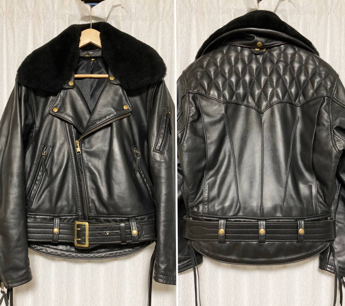 Used Langlitz Leathers Padded Columbia Double Riders Leather Used Langlitz Leathers Padded Columbia Double Riders Leather