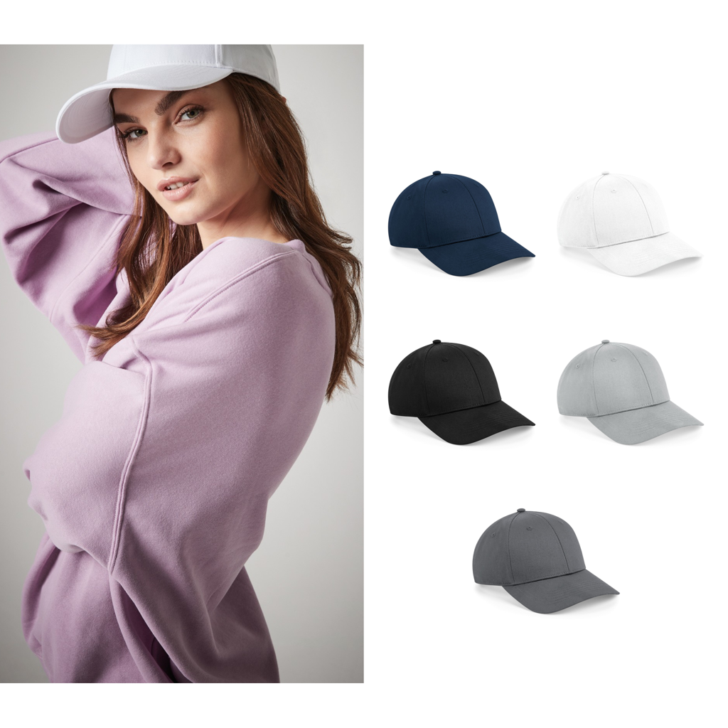 Beechfield Urbanwear 6-panel Snapback B648 - Unisex Semi-curved Peak Cap