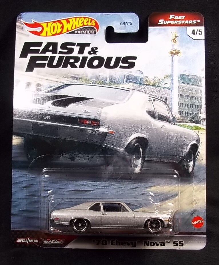 HOT WHEELS FAST＆FURIOUS ❜70 Hot Wheels Premium Fast & Furious F9 '70 Chevy Nova SS