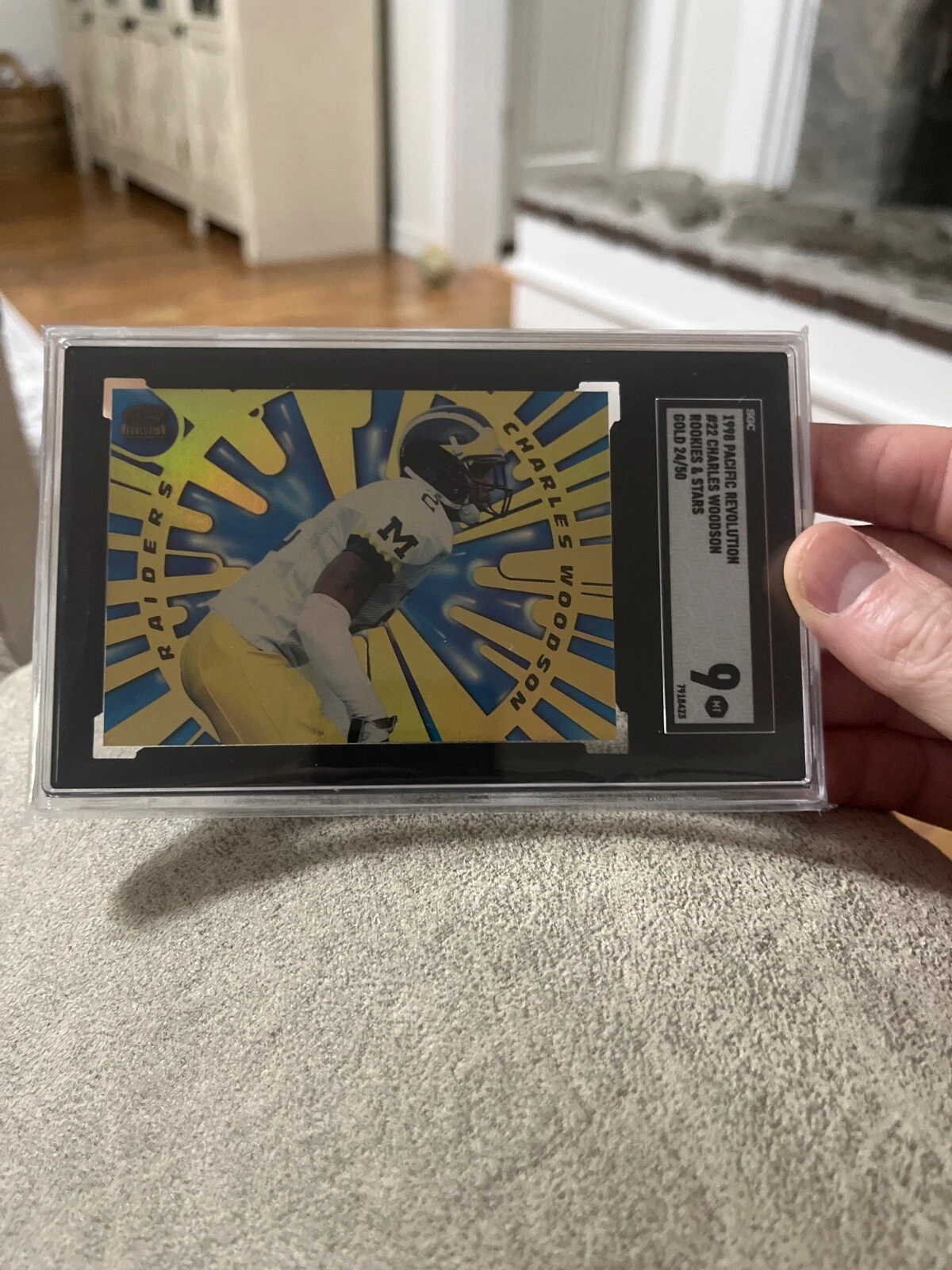 Charles Woodson Pacific Revolution Rookies & Stars #22 Gold