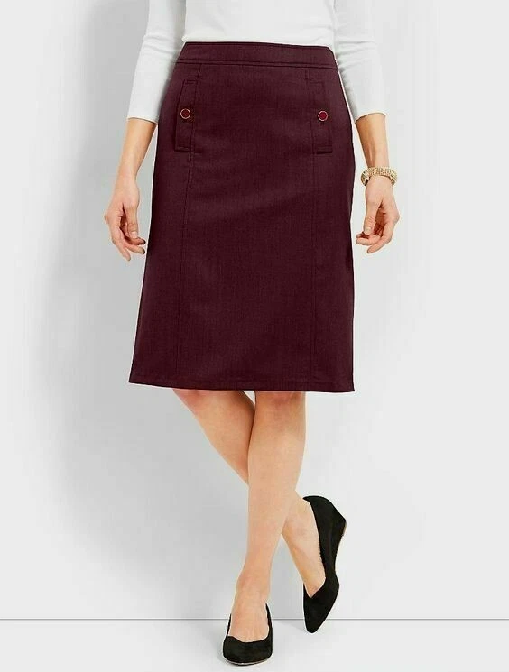 Flannel lined clearance skirt