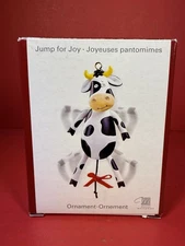 "Jump for Joy" American Greetings Cow Heirloom 2007 Hanging Moving Legs Ornament