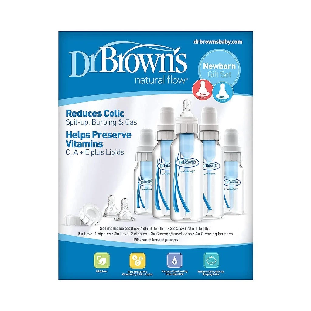 Dr. Brown’s 240-P6 BPA Free Polypropylene Newborn Feeding Set