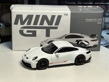 1:64 Mini GT#478 Porsche 911 (992) GT3 White Red Trim MGT00478 W/ Box Excellent