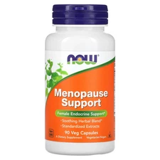 Now Foods Menopause Support 90 Veg Capsules GMP Quality Assured, Vegan,