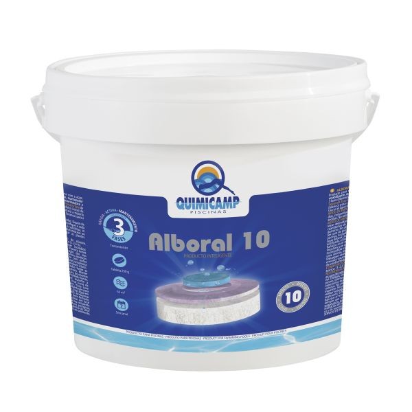 Quimicamp Alboral 10 SB - Producto Trifasico para Mantenimiento Piscinas - 5 Kg