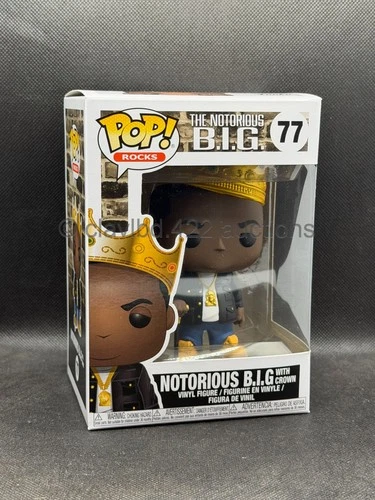 Funko POP!  Rocks: The Notorious B.I.G. w Crown - 77 vinyl figure rapper big