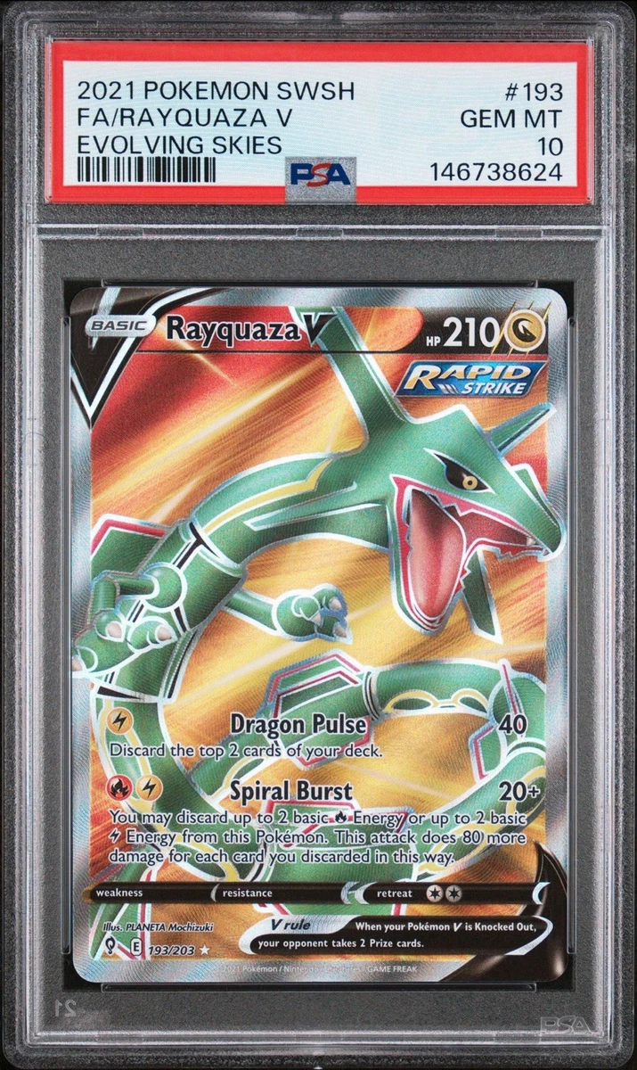 Rayquaza Pokémon TCG Professional Sports Authenticator (PSA) Grade