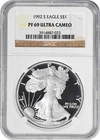 1992-S $1 American Silver Eagle PF69UCAM NGC