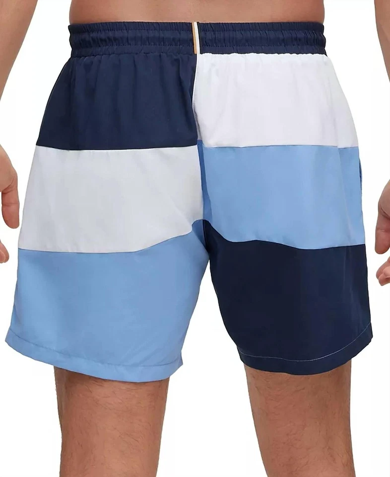 Hugo Boss Standard Court Color Block Swim Trunks Size S - Image 2 of 4