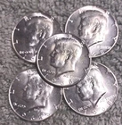 40% Silver -  (5)-1968-D 50C Kennedy Half Dollar Uncirculated