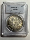 1921 P $1 Morgan Silver Dollar PCGS MS64 Nice Tone