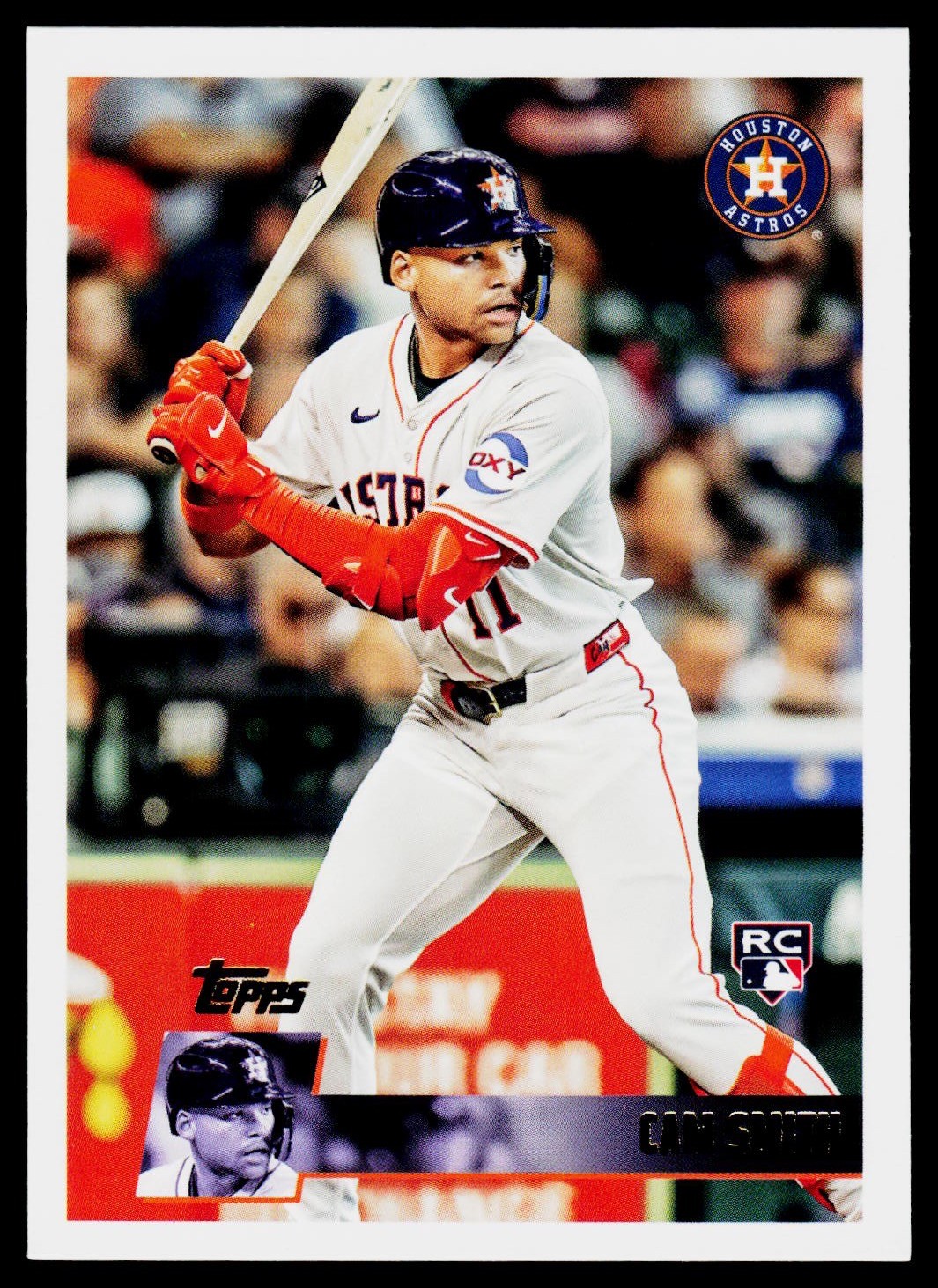 2025 Topps Archives Pink Foilboard #172 Cam Smith Houston Astros