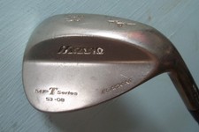 Mizuno MP T Series Black Ni Gap Wedge / 53 Degree / Reg Flex Exsar IS2 Shaft.