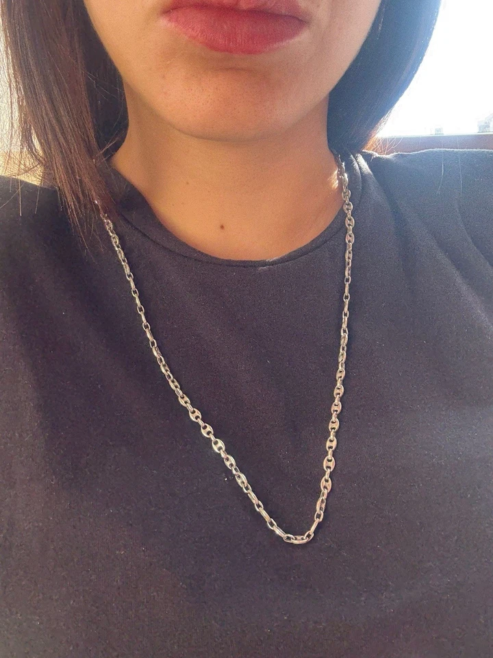 Collana In Argento 925 Maglia Marinaia  - Immagine 2 di 4