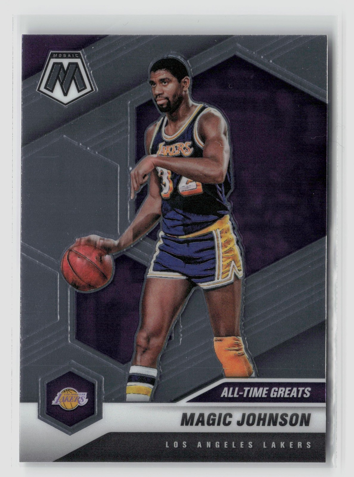 Magic Johnson #288 2020-21 Panini Mosaic All-time Greats Lakers