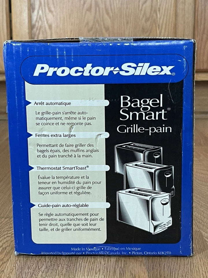 Vintage Proctor Silex Bagel Smart Toaster NEW IN BOX 22225 Extra-wide Slots - Image 4 of 4