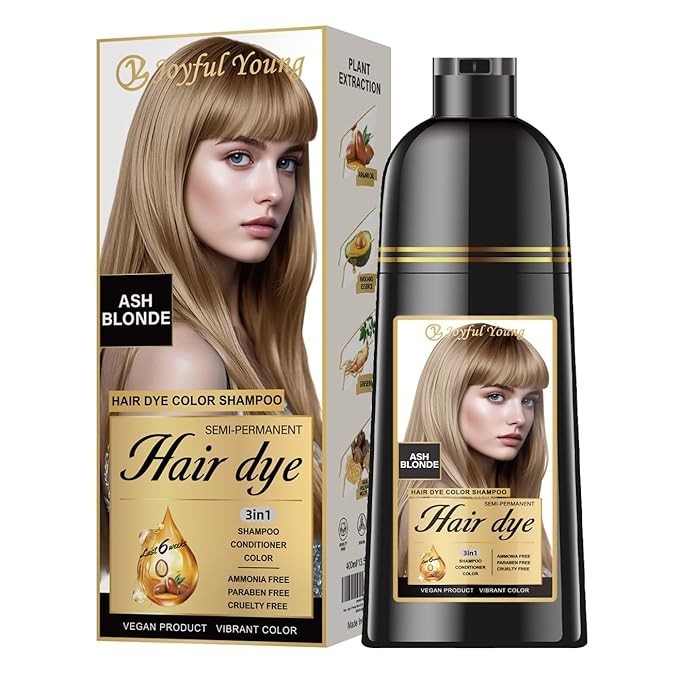 Ash Blonde Semi-Perm Natural Ingredients Instant Hair Dye Sh