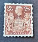Great Britain 1939 KGVI 2/6 Brown Used