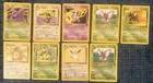 Pokemon TCG Jungle/Base Set 9-Card Lot