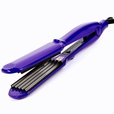 MBHAIR Ceramic Crimper Iron for Volumizing Fluffy Hairstyle, Purple