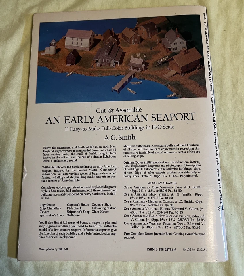 Corte y montaje EARLY AMERICAN SEAPORT: 11 auténticos bloques a todo color NUEVO sin cortar Foto 2 de 4