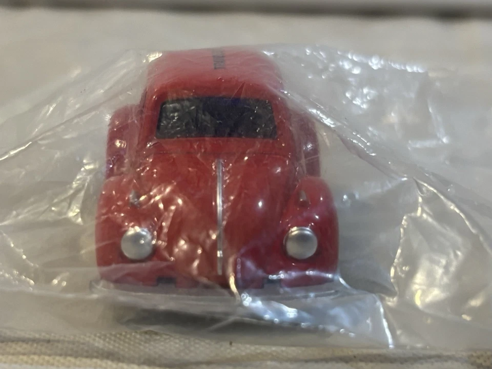 Welly VW Escarabajo Modelo 92716 Rojo Diecast Pull Back Coche Mini Travelers Promo Foto 4 de 4