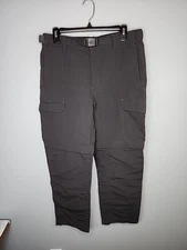 The North Face Convertible Hiking Trail Pants Men's Size Medium Gray Outdoor