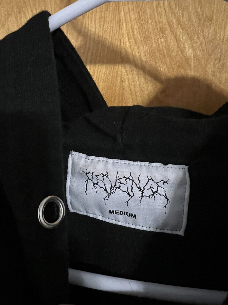 REVENGE XXXTentacion Kill Outline フーディー 2色 Buy Revenge x XXXTentacion Kill Outline Hoodie 'Black/White