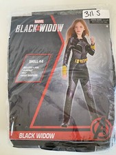 Child Costume Girls Marvel Avengers Black Widow Size Small 4-6