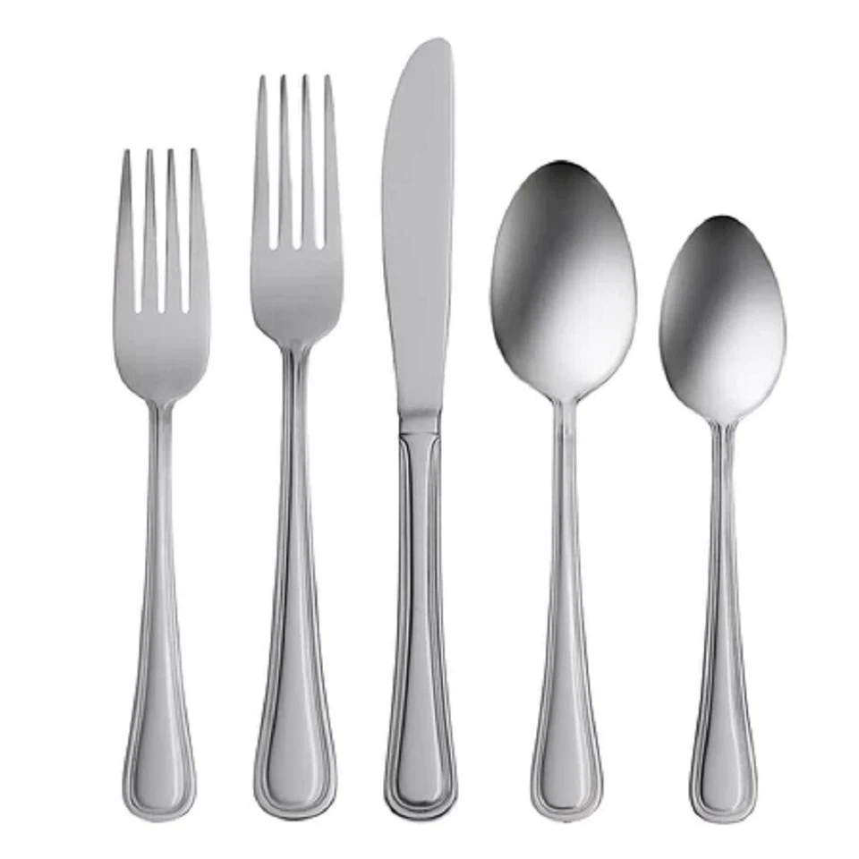 Oneida TRESS - 18/0 Stainless Steel 50pc. Flatware Set (Service for Eight)