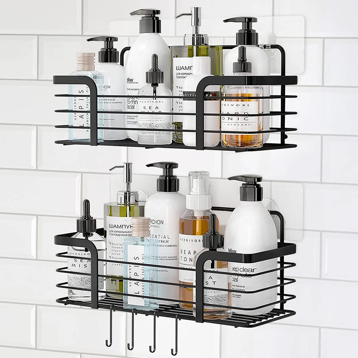 Stick on bathroom sale shelf