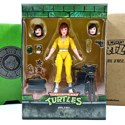 APRIL ONEIL FIGURE TEENAGE MUTANT NINJA TURTLES ULTIMATES TMNT SUPER7 OVP TV NEU