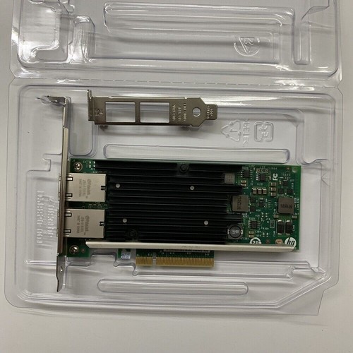 New HP 561T Ethernet 716591-B21 717708-001 10GB 2-PORT Network Card X540-T2 - Afbeelding 2 van 5